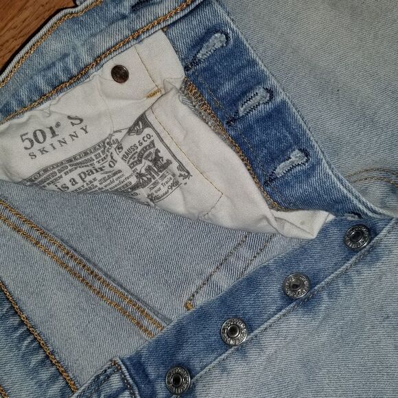 501 Big E Levi's jeans in used condition 26x28 - Picture 4 of 16